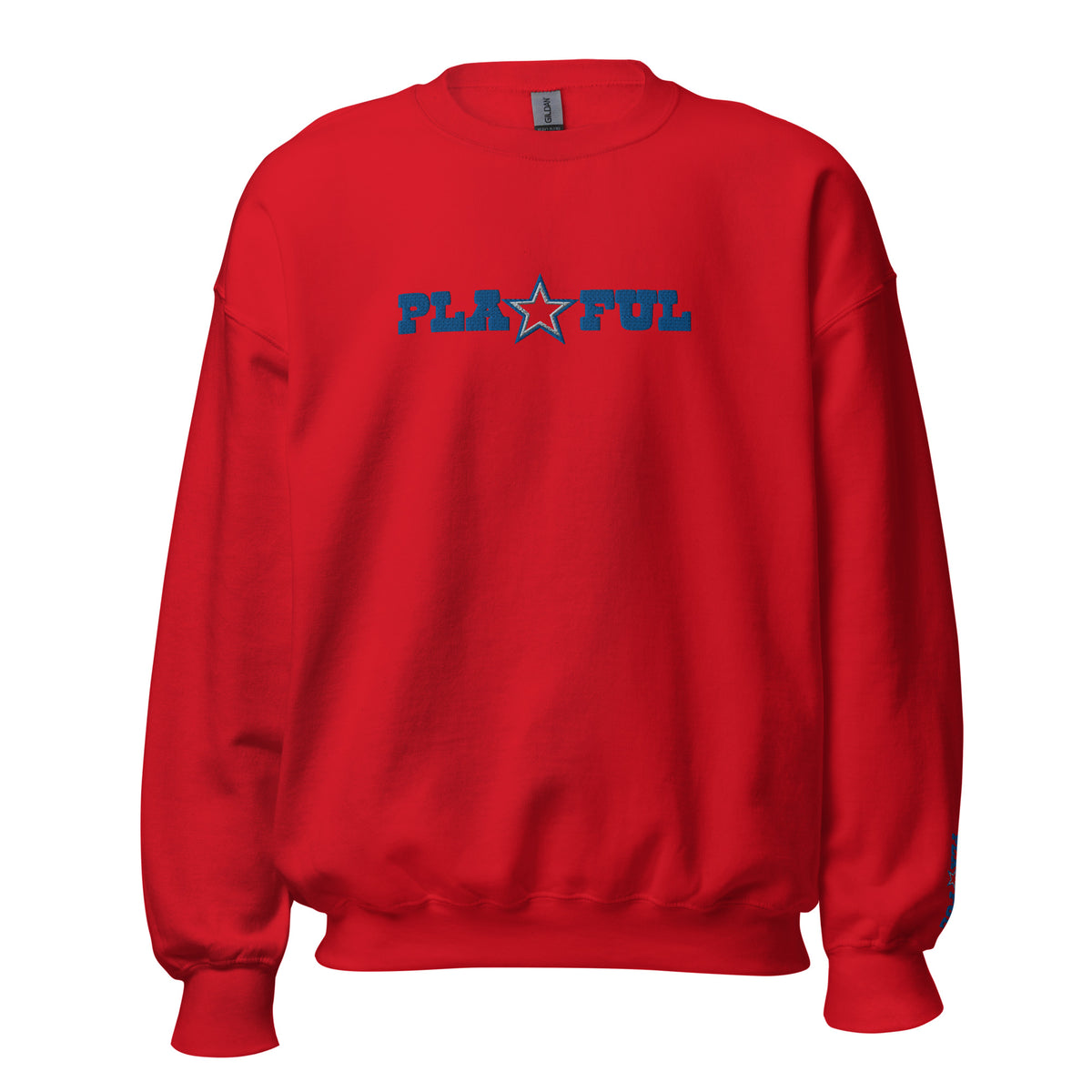 Playful Cowboys Embroidered (Unisex) Sweatshirt