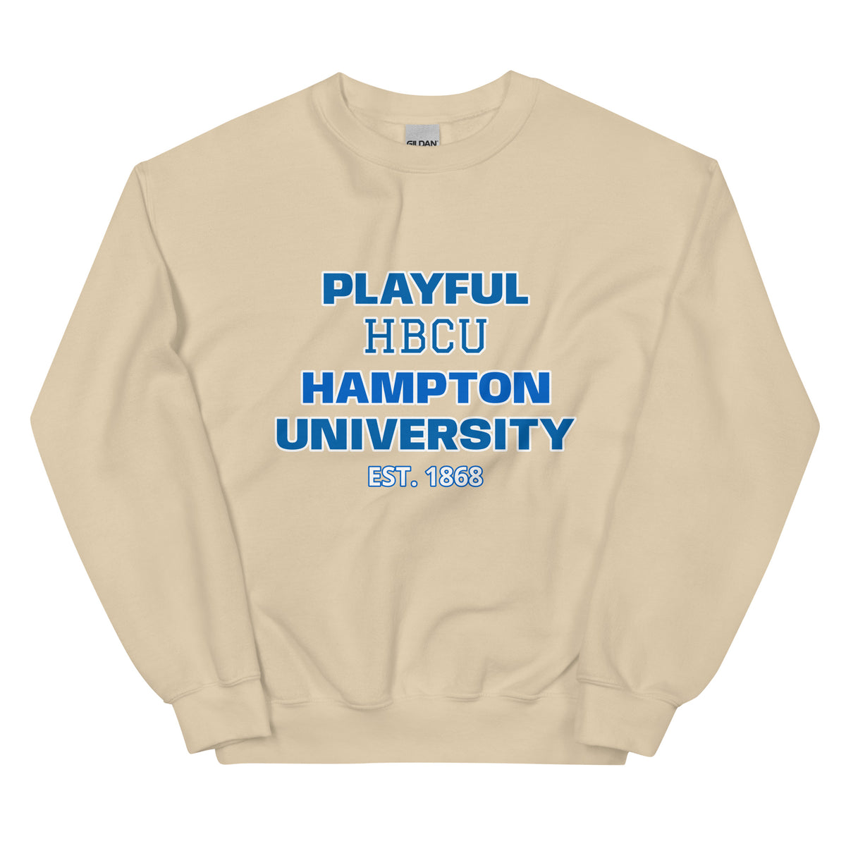 Playful Hampton University (Unisex) Sweatshirt