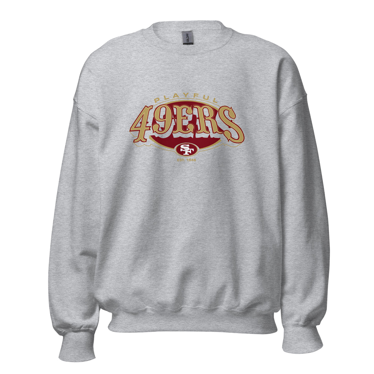 Playful 49ers (Unisex) Sweatshirt