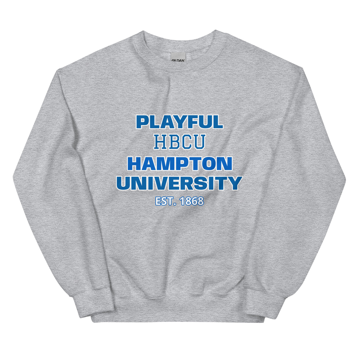 Playful Hampton University (Unisex) Sweatshirt