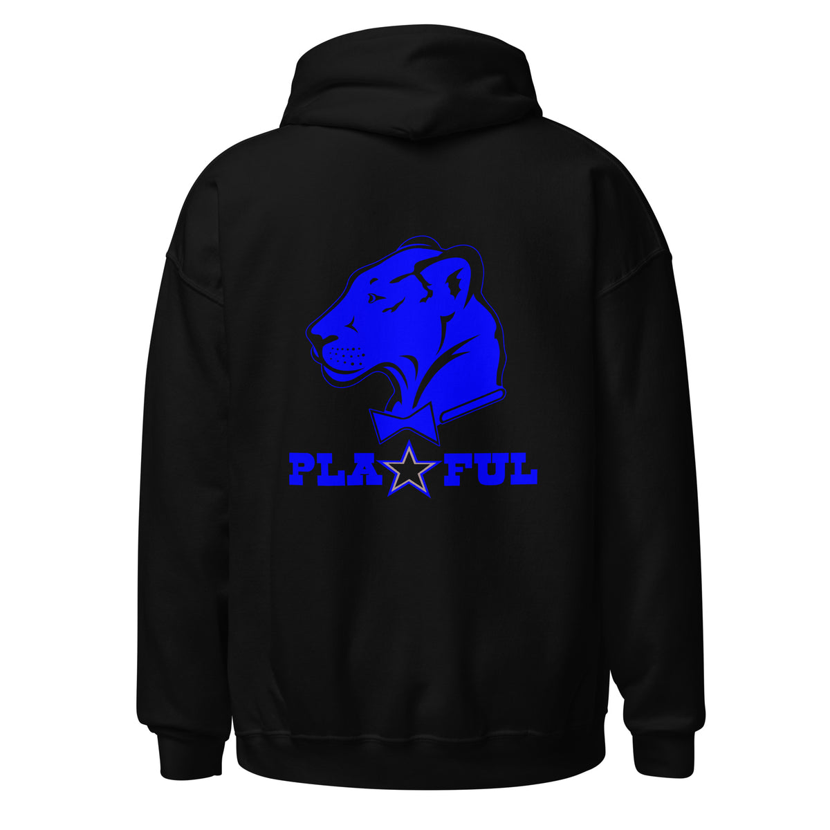 Playful Cowboys Blue (Unisex) Hoodie