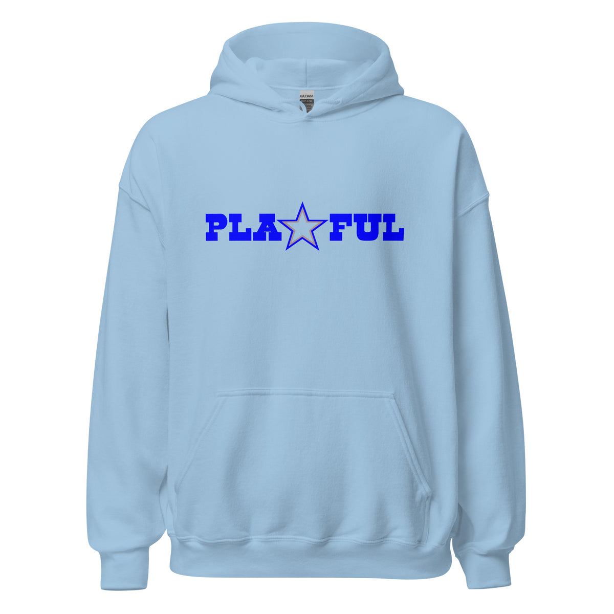 Playful Cowboys Blue (Unisex) Hoodie