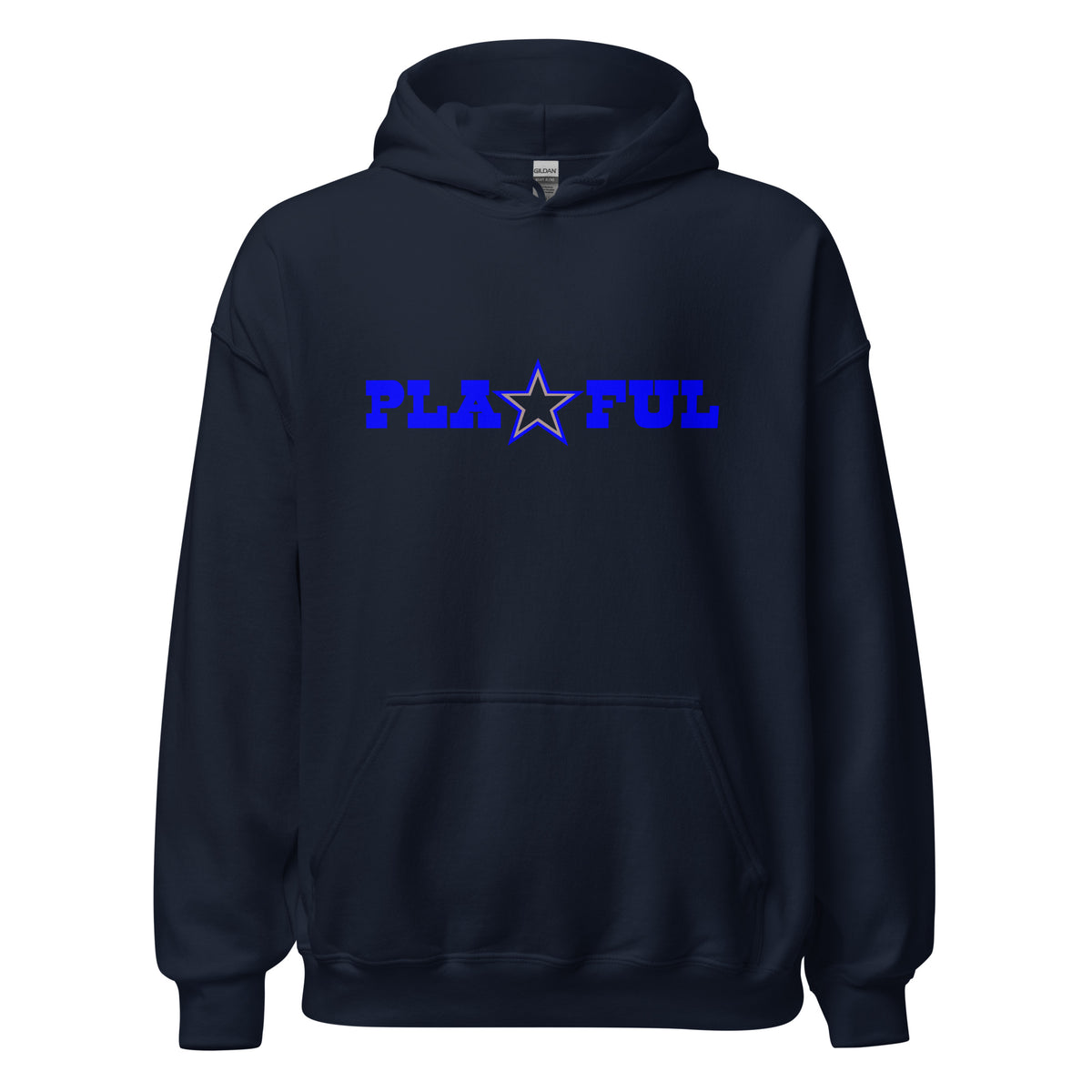 Playful Cowboys Blue (Unisex) Hoodie