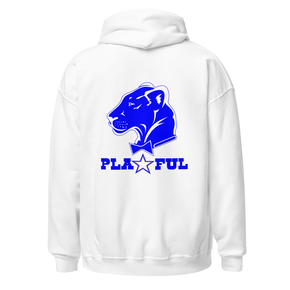 Playful Cowboys Blue (Unisex) Hoodie