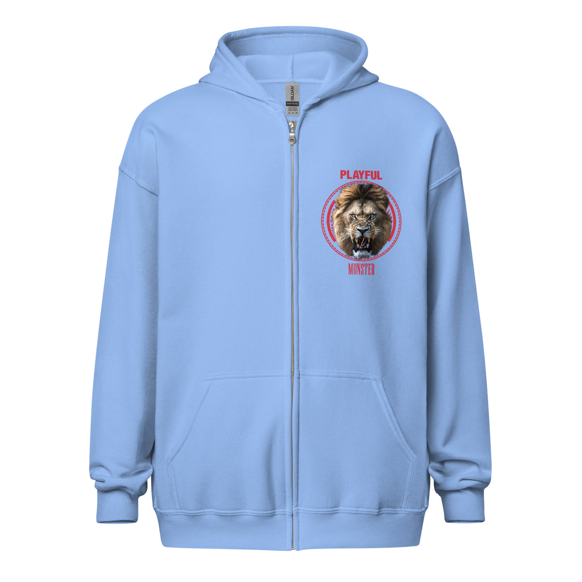 Playful Monster (Unisex) Heavy Blend Zip Hoodie