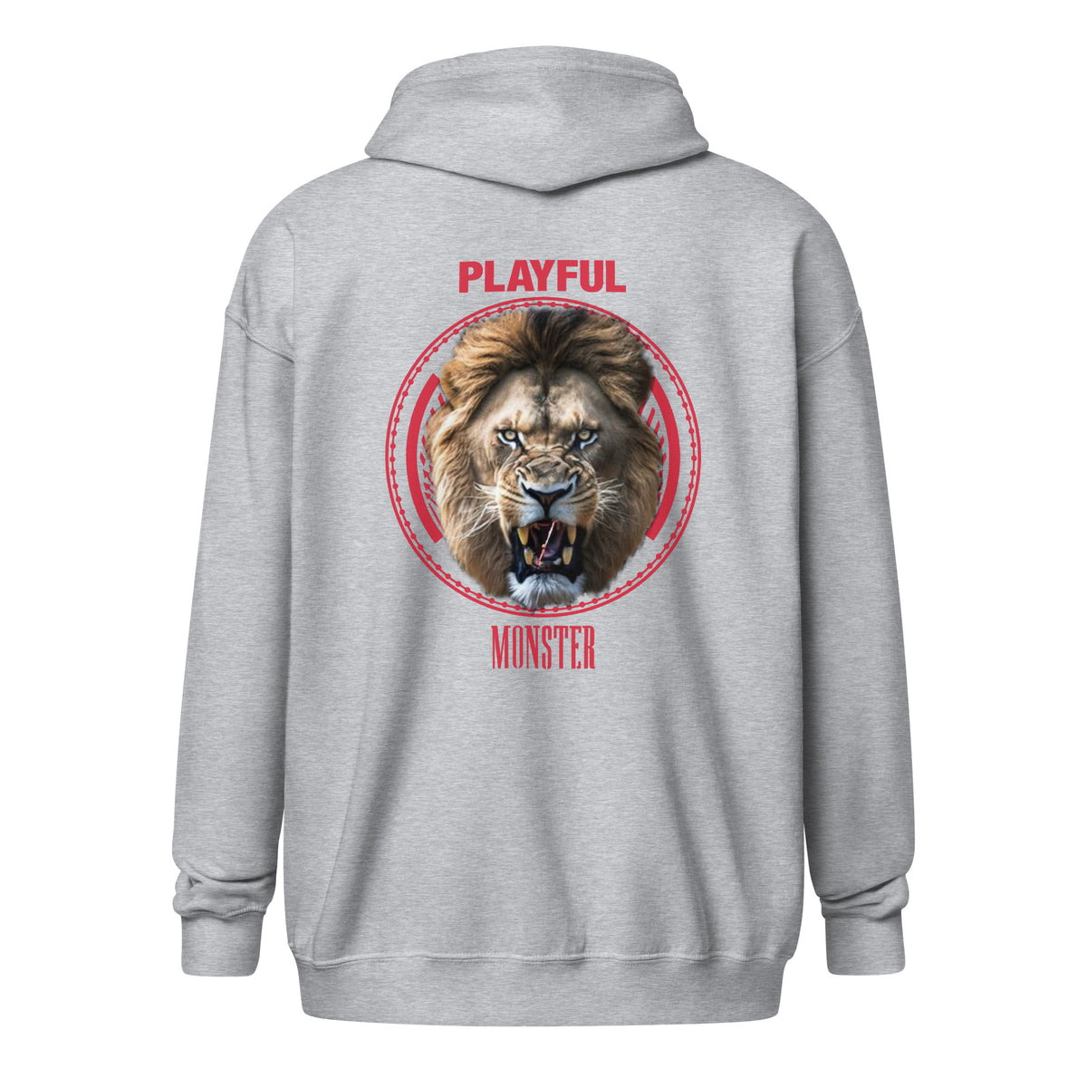 Playful Monster (Unisex) Heavy Blend Zip Hoodie