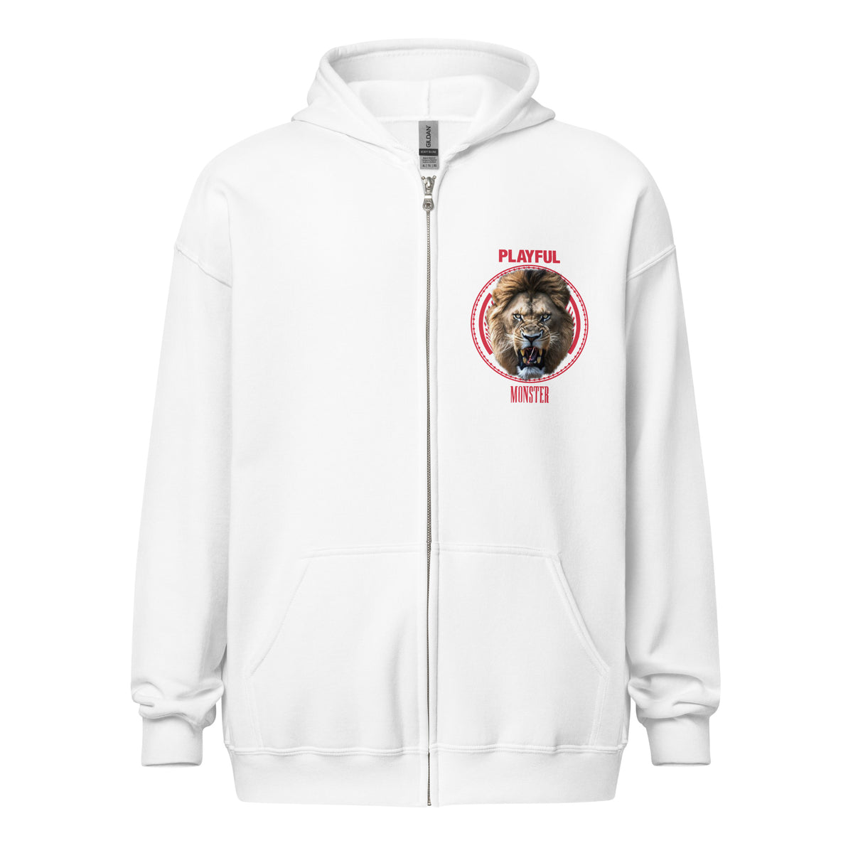 Playful Monster (Unisex) Heavy Blend Zip Hoodie