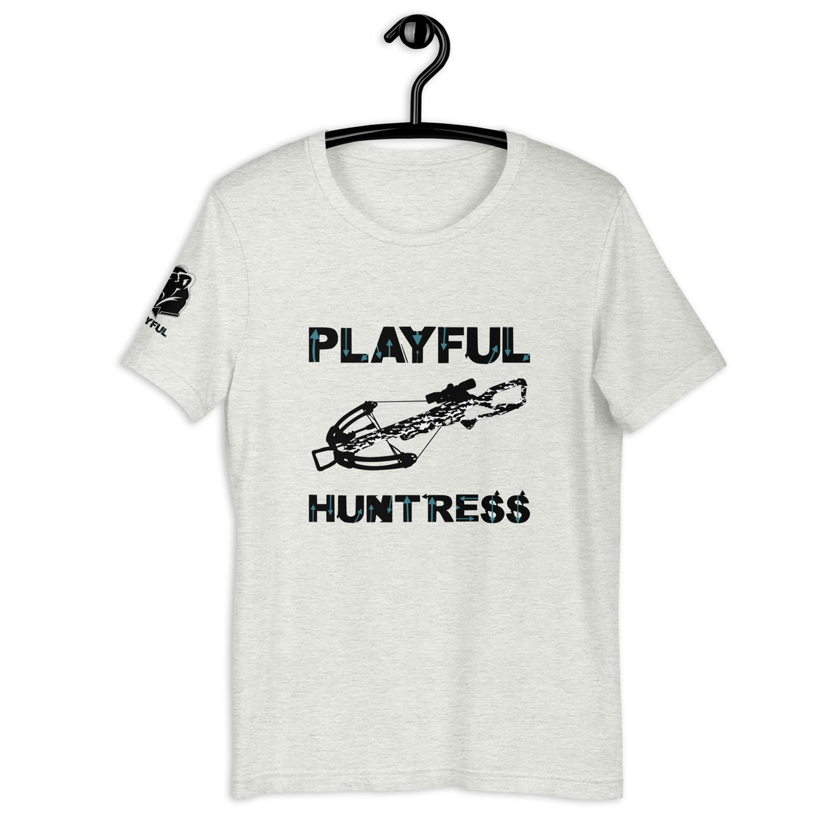 Playful Huntress - Black (Unisex) T-Shirt