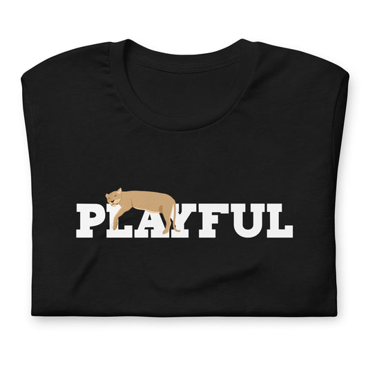 Playful Lazy Lioness (Unisex) T-Shirt