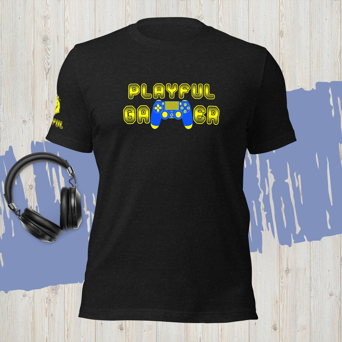 Playful Gamer - Yellow (Unisex) T-Shirt