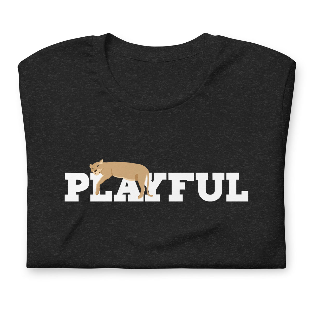 Playful Lazy Lioness (Unisex) T-Shirt