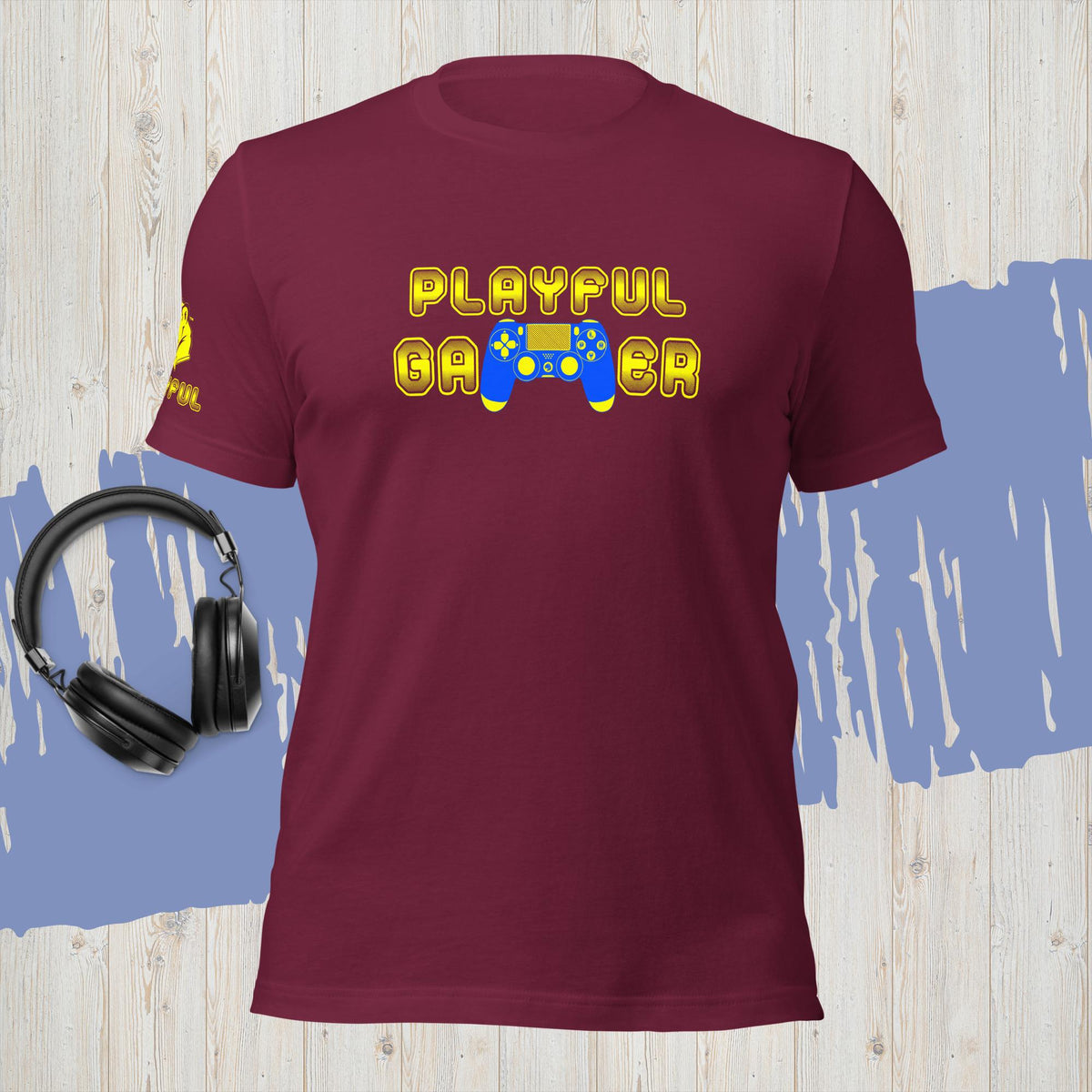 Playful Gamer - Yellow (Unisex) T-Shirt