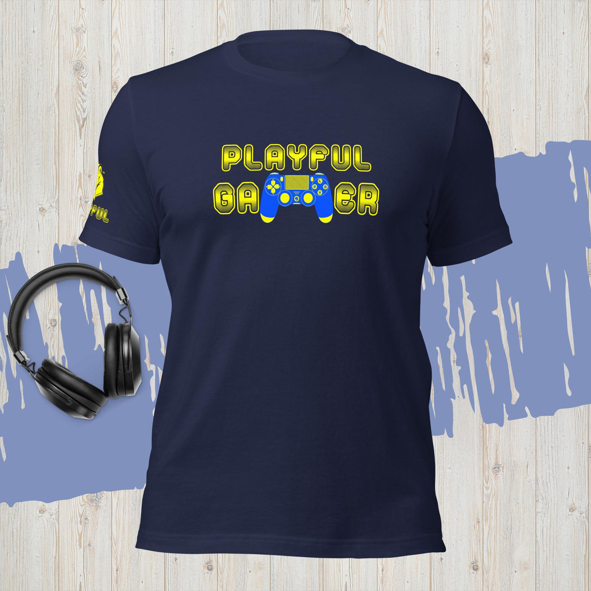 Playful Gamer - Yellow (Unisex) T-Shirt