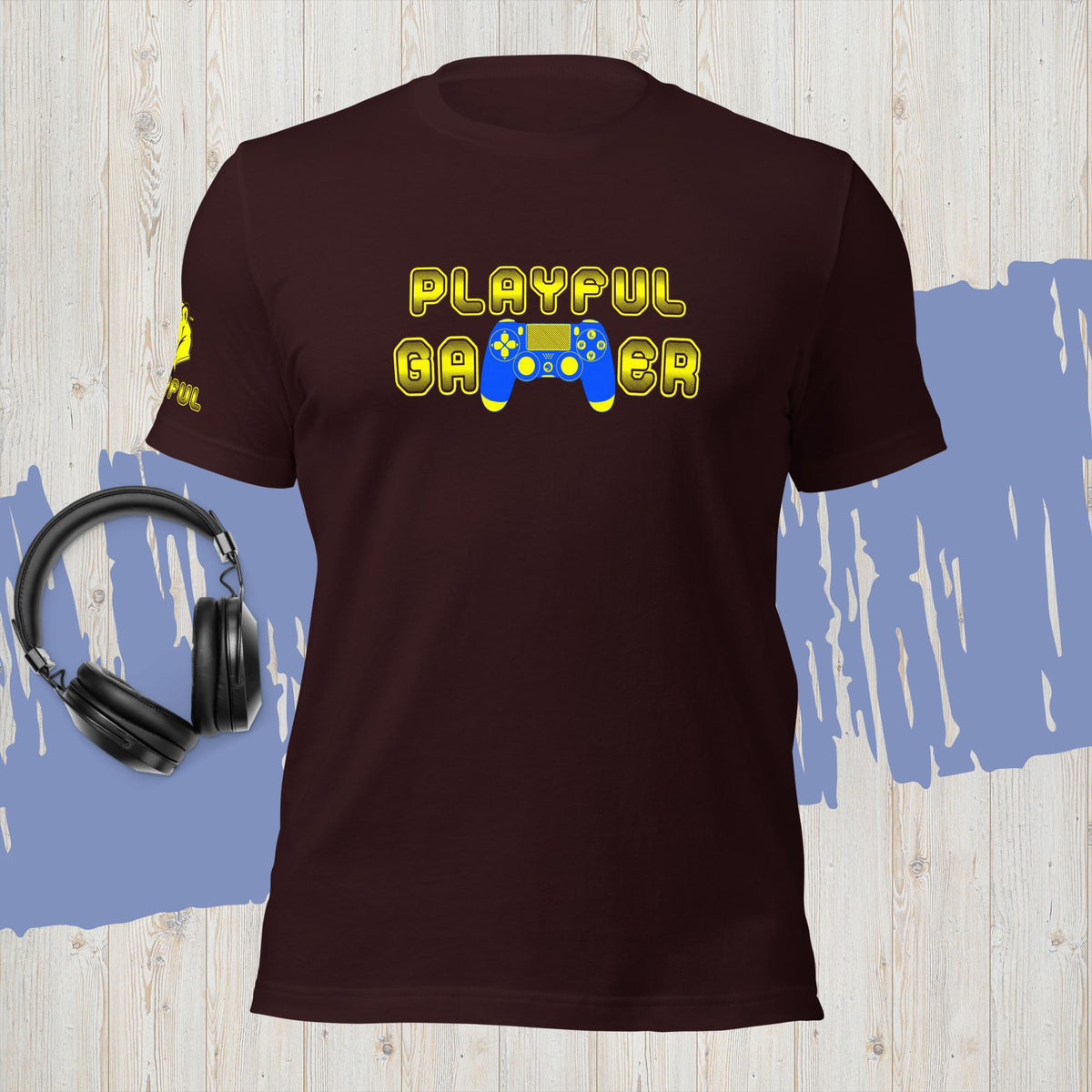 Playful Gamer - Yellow (Unisex) T-Shirt