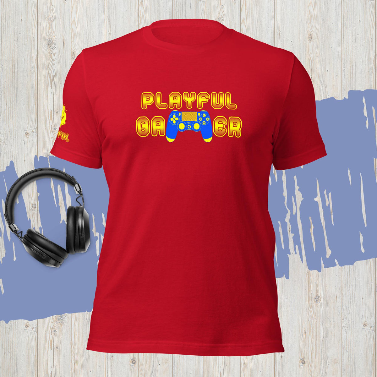 Playful Gamer - Yellow (Unisex) T-Shirt