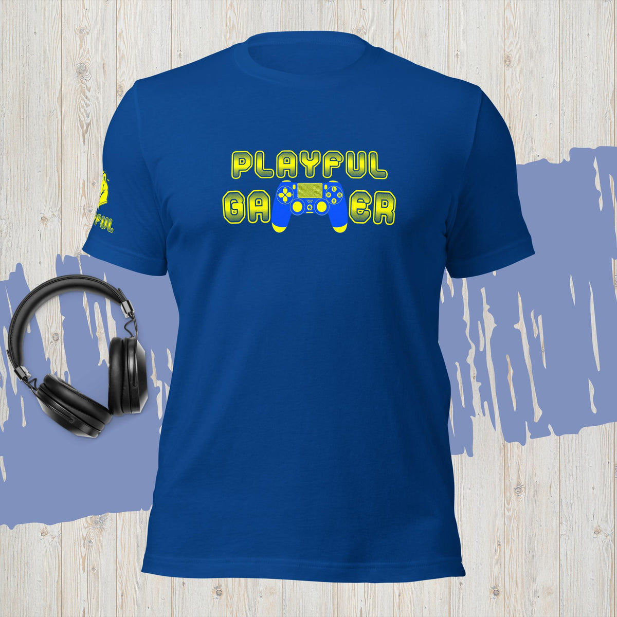 Playful Gamer - Yellow (Unisex) T-Shirt