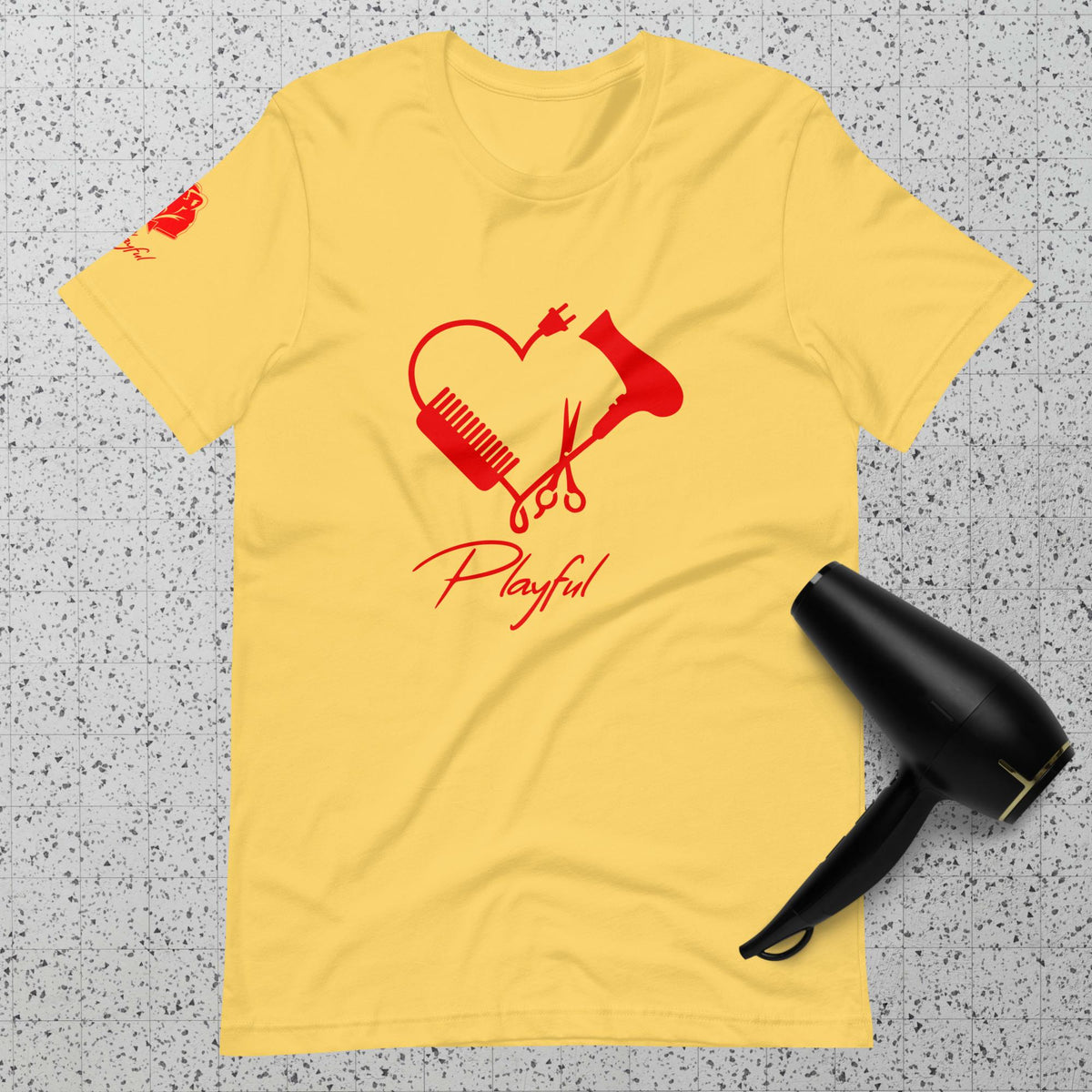 Playful Hair Stylist (Unisex) T-Shirt
