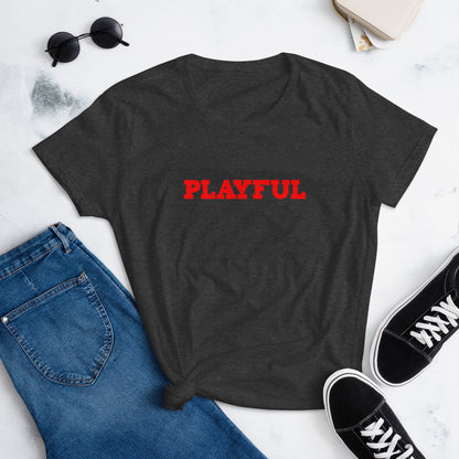 Playful Ladies Fitted Tee
