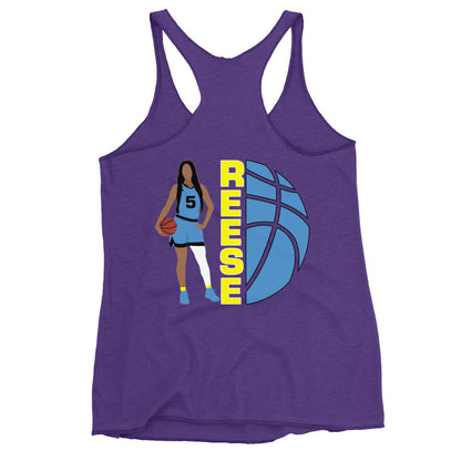 Playful Reese Ladies Racerback Tank