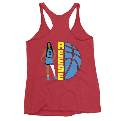 Playful Reese Ladies Racerback Tank