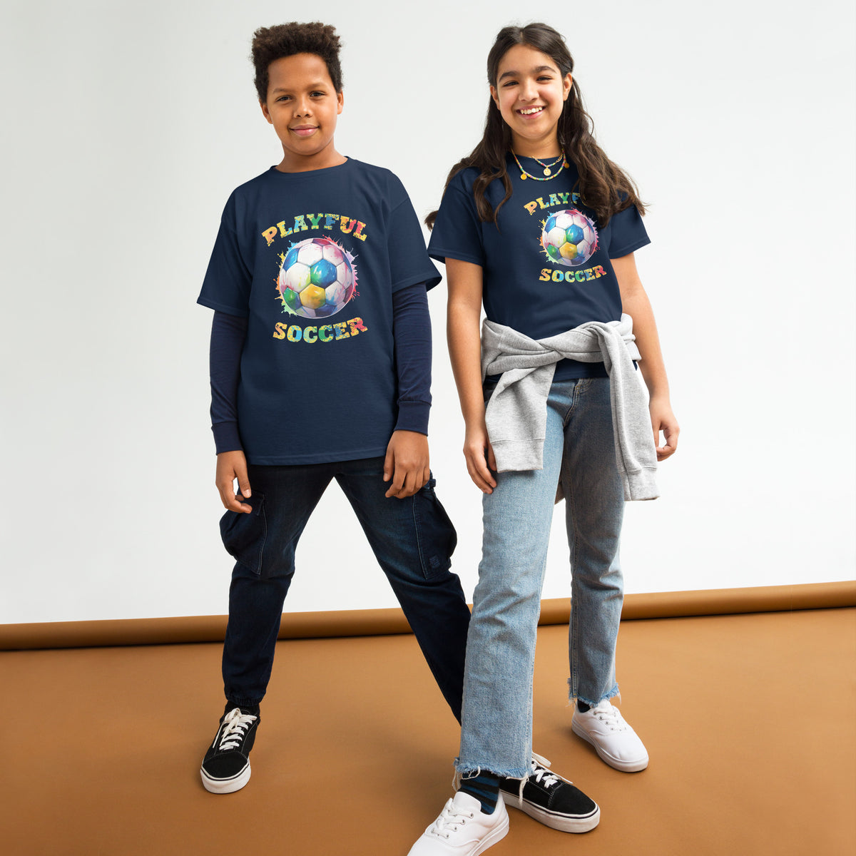 Playful Soccer Kids Tee