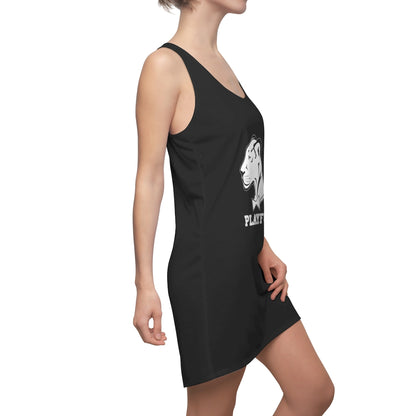 Playful Ladies Black Racerback Dress
