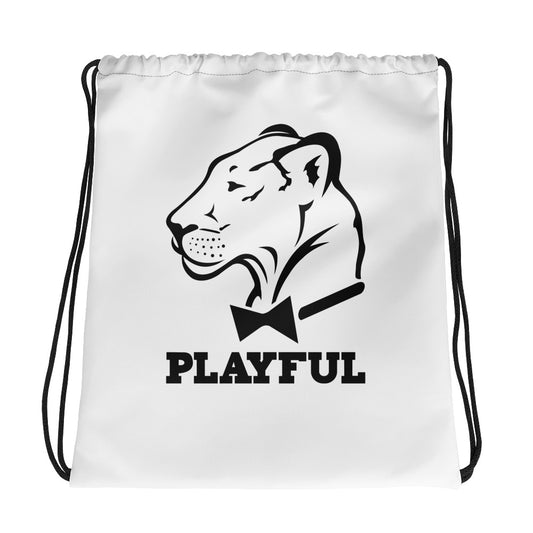 Playful Classic Drawstring bag