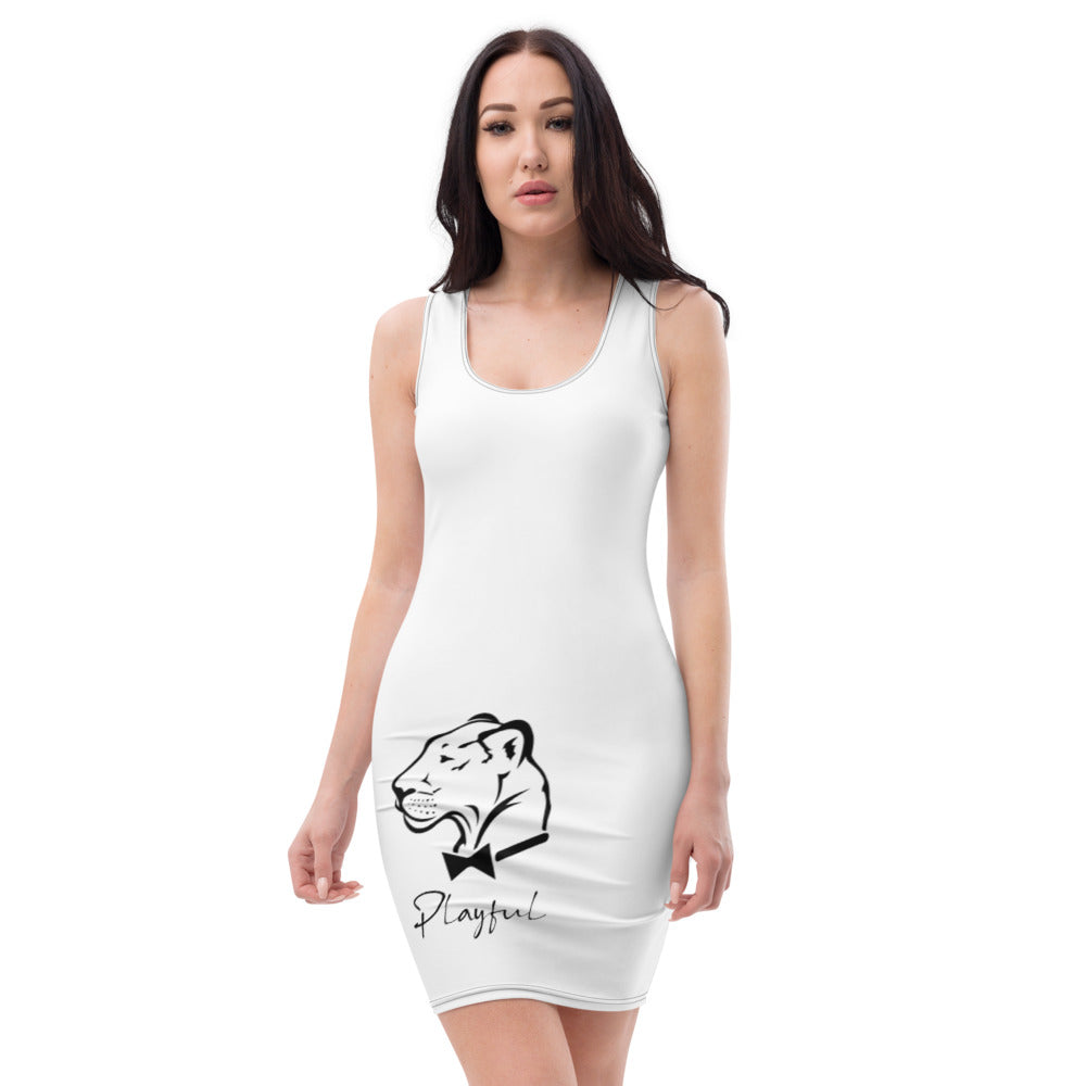 Playful Ladies Fitted Dress