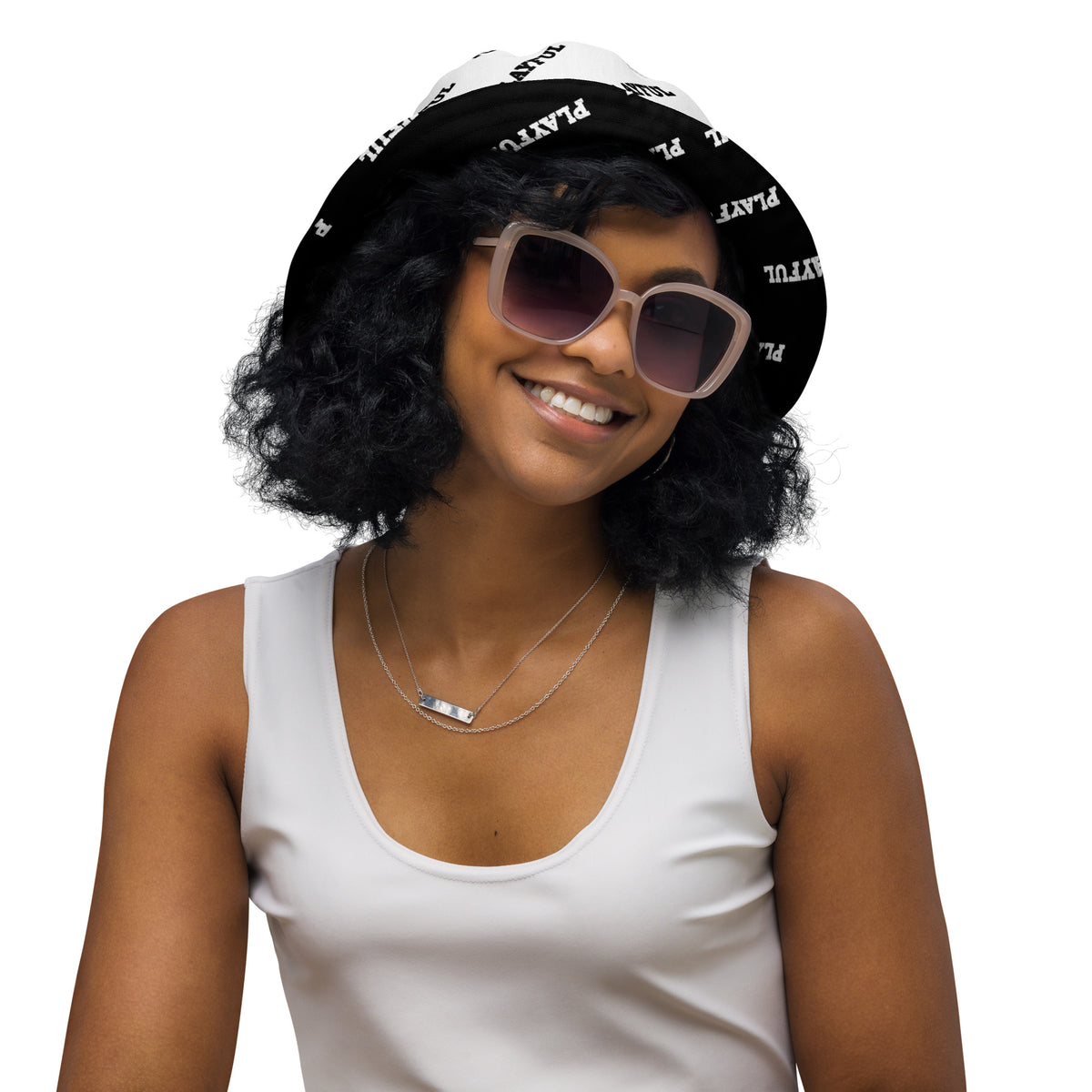Playful Reversible Bucket Hat