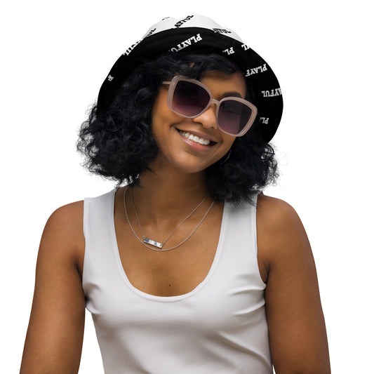 Playful Reversible Bucket Hat