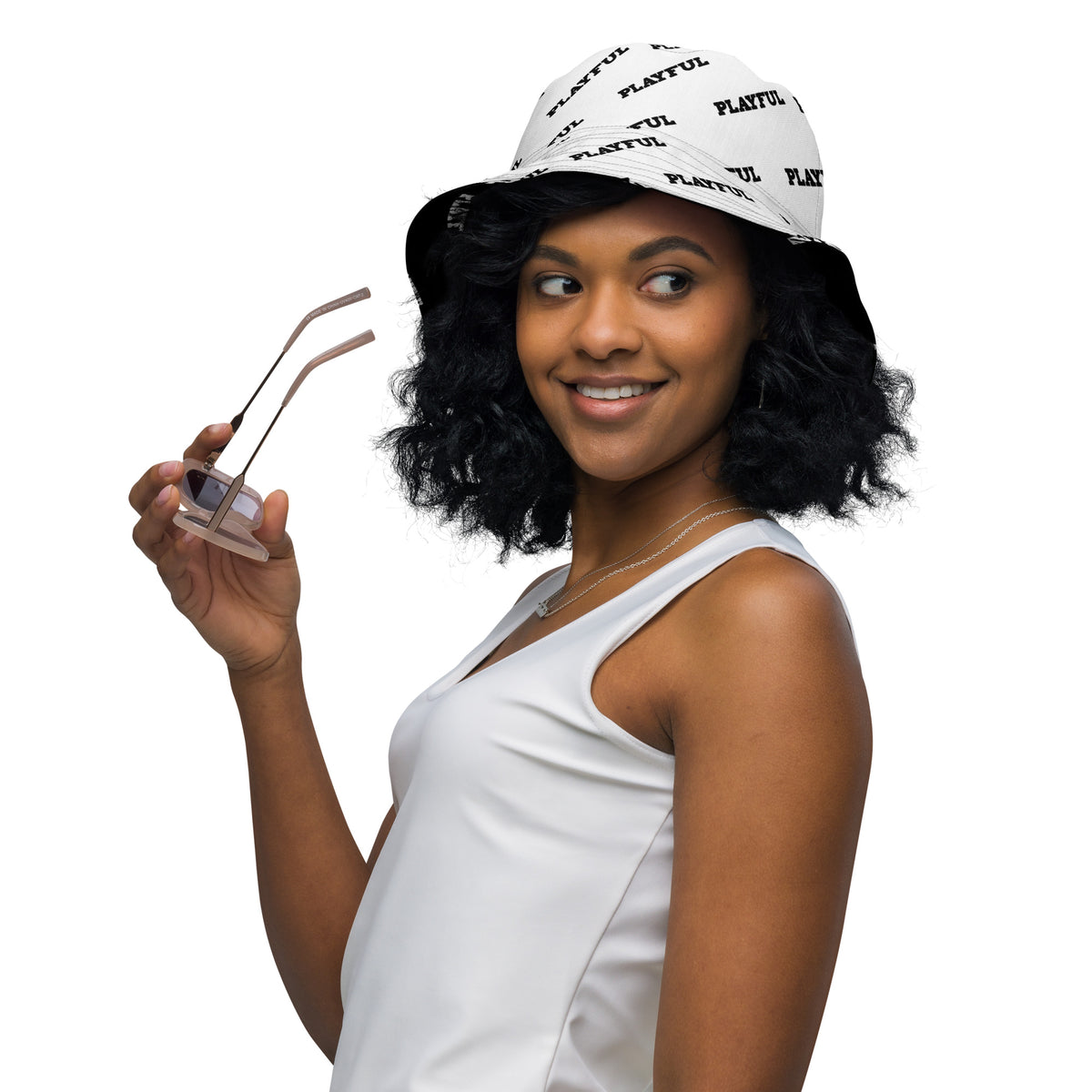 Playful Reversible Bucket Hat