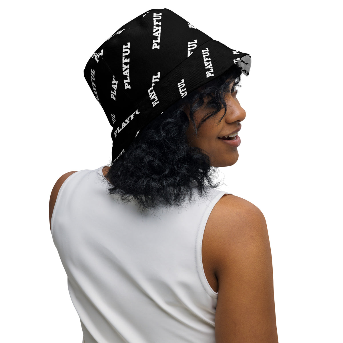Playful Reversible Bucket Hat