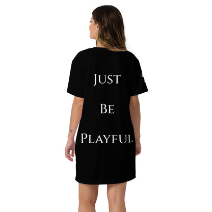 Playful & Frisky Sublimation T-Shirt Dress