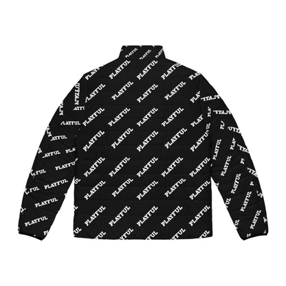 Playful Men's Puffer Jacket (AOP)