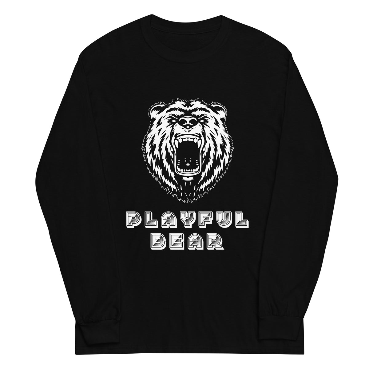 Playful Bear Men’s Long Sleeve Shirt