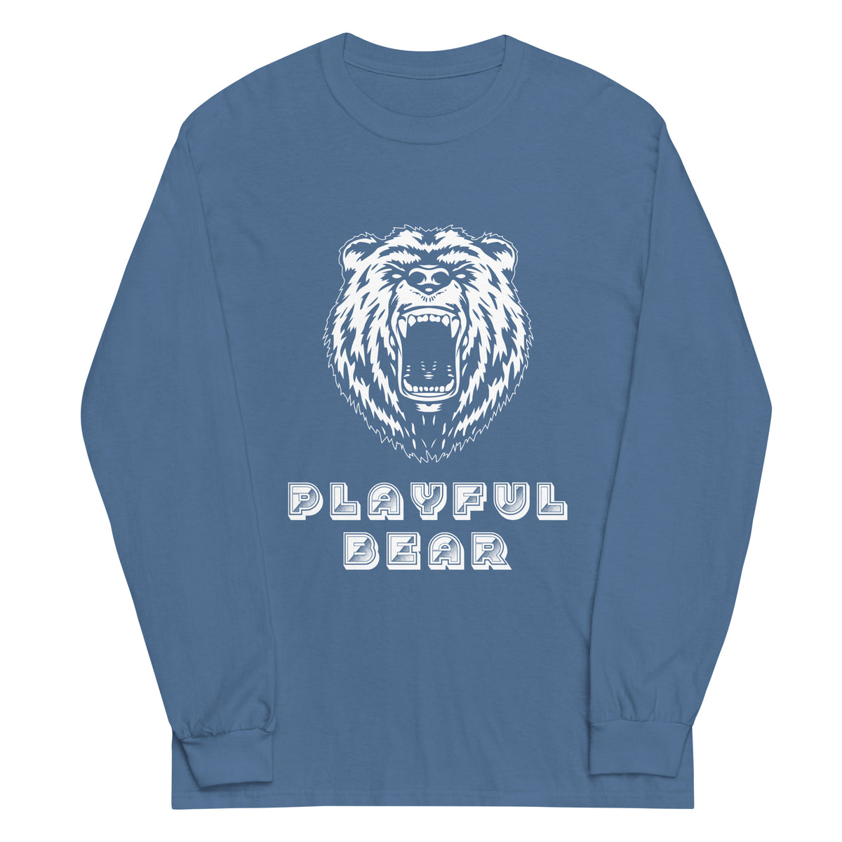 Playful Bear Men’s Long Sleeve Shirt