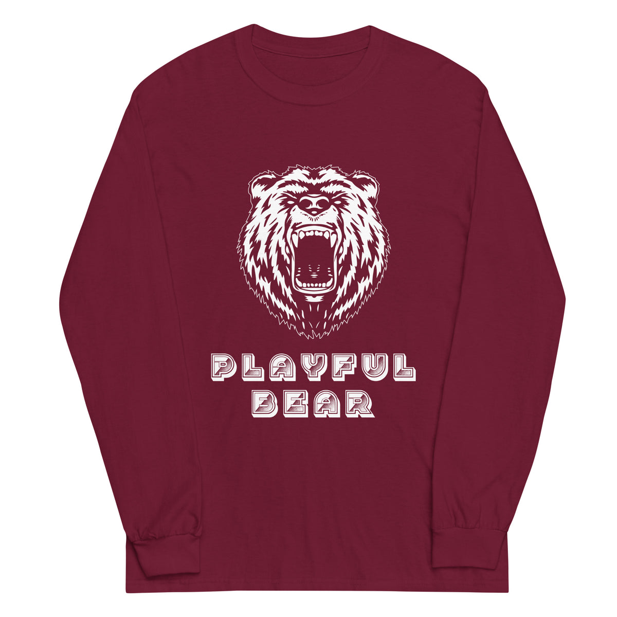 Playful Bear Men’s Long Sleeve Shirt