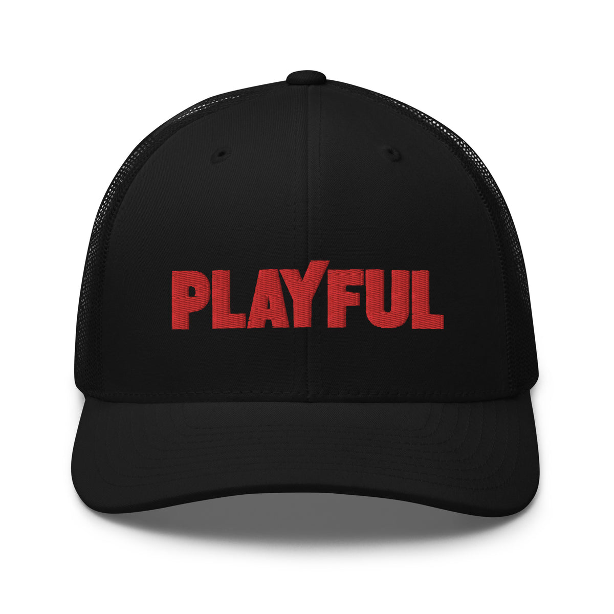 Playful Skateboarder (Red) Trucker Cap
