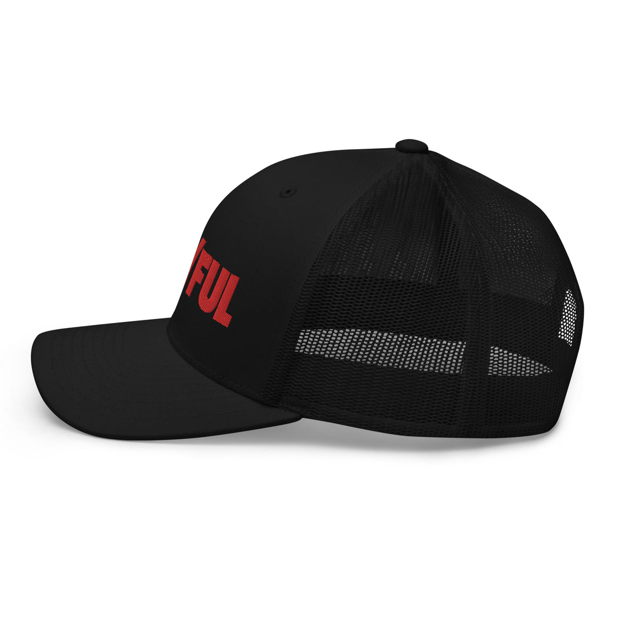 Playful Skateboarder (Red) Trucker Cap