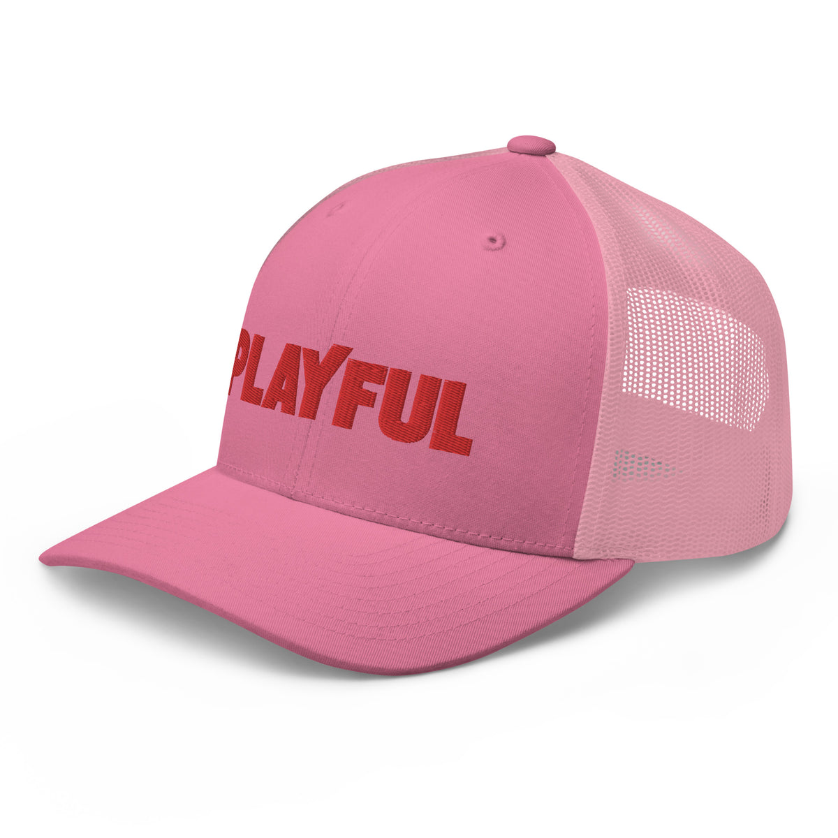 Playful Skateboarder (Red) Trucker Cap