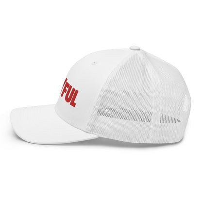 Playful Skateboarder (Red) Trucker Cap