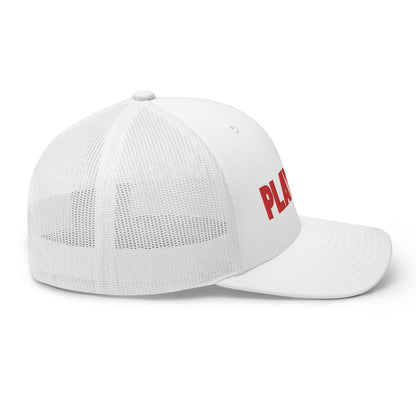 Playful Skateboarder (Red) Trucker Cap