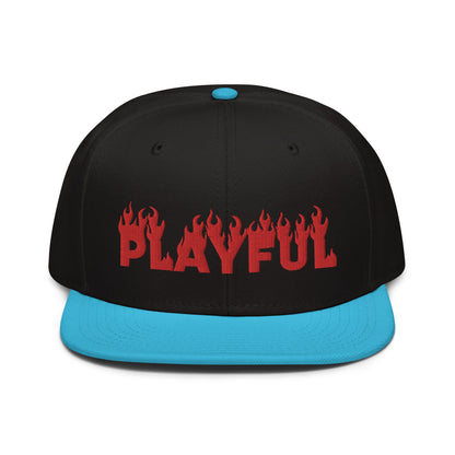 Playful (Red) Snapback Hat