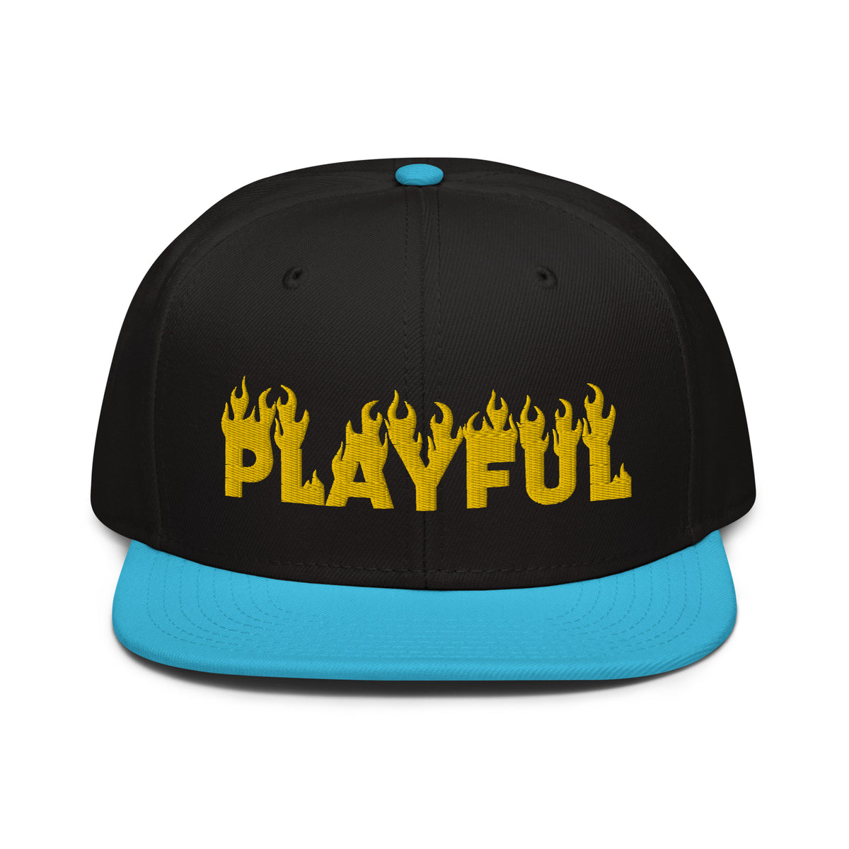 Playful Fire (Yellow) Snapback Hat