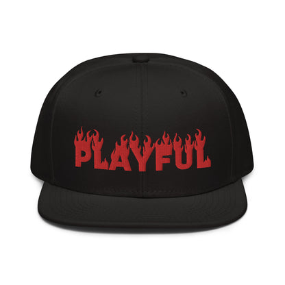 Playful (Red) Snapback Hat