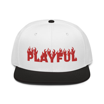 Playful (Red) Snapback Hat