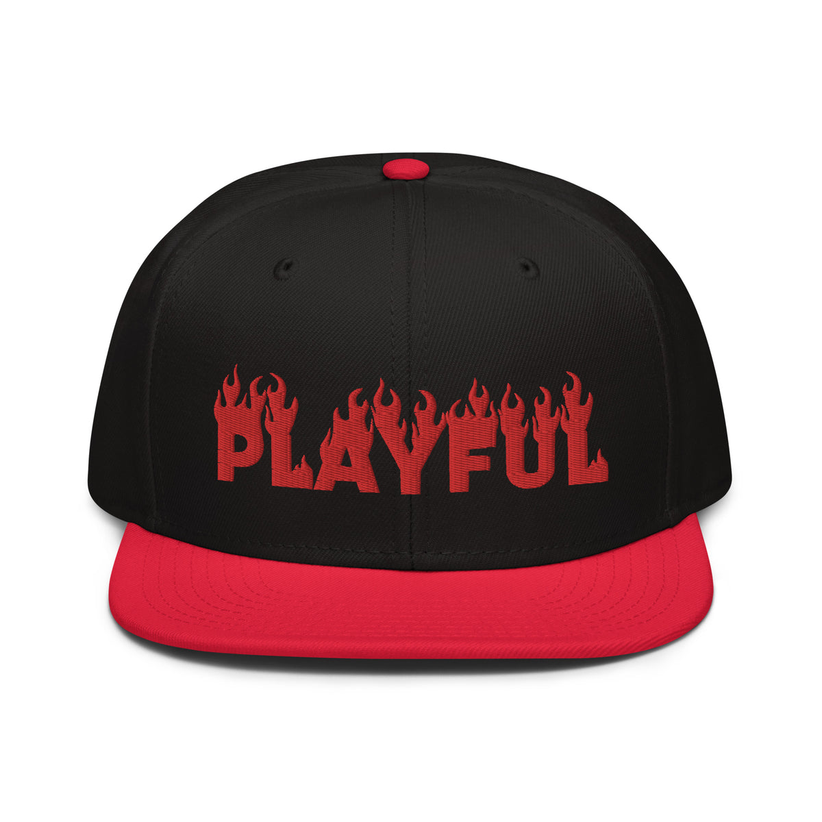 Playful (Red) Snapback Hat