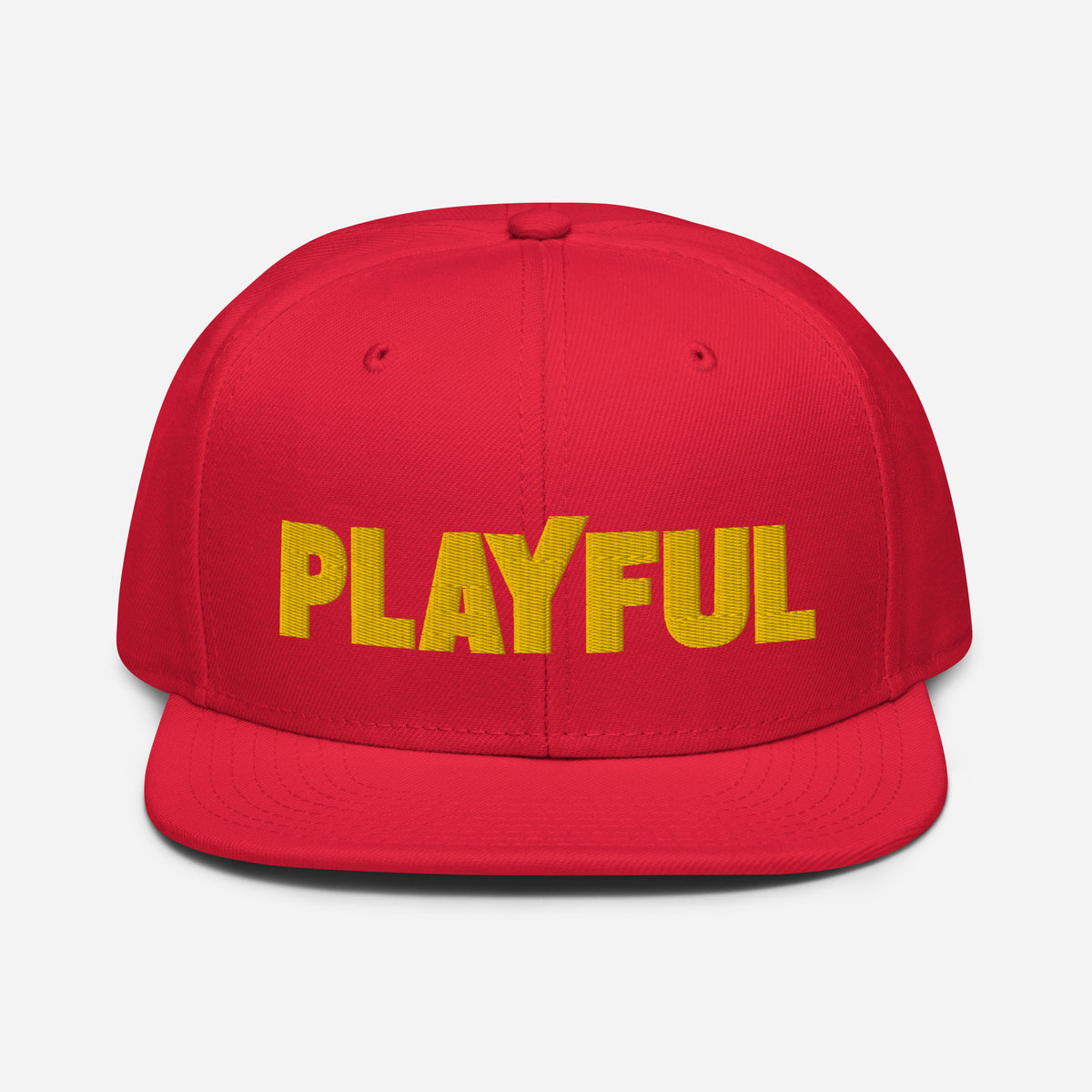 Playful Skateboarder (Yellow) Snapback Hat