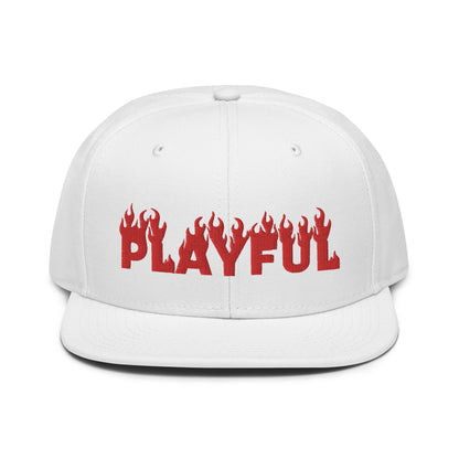 Playful (Red) Snapback Hat