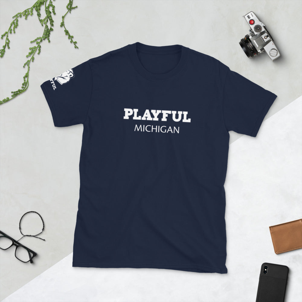Playful Michigan (Unisex) T-Shirt